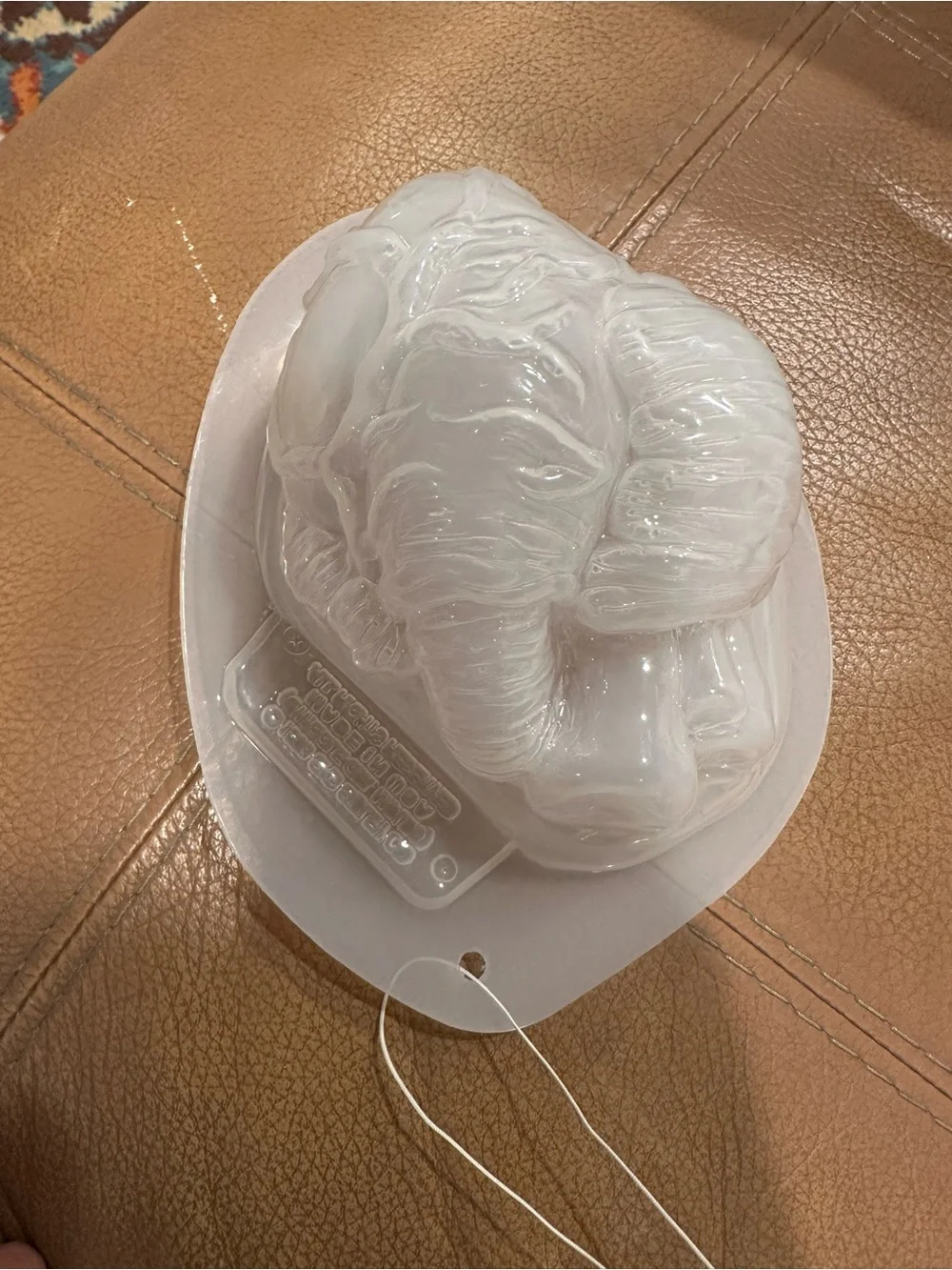 BNWT- Clear Plastic Brain & Heart Molds